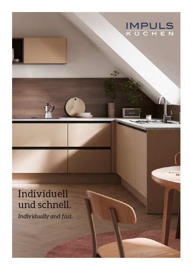 Cover of the Impuls 2026 collection brochure