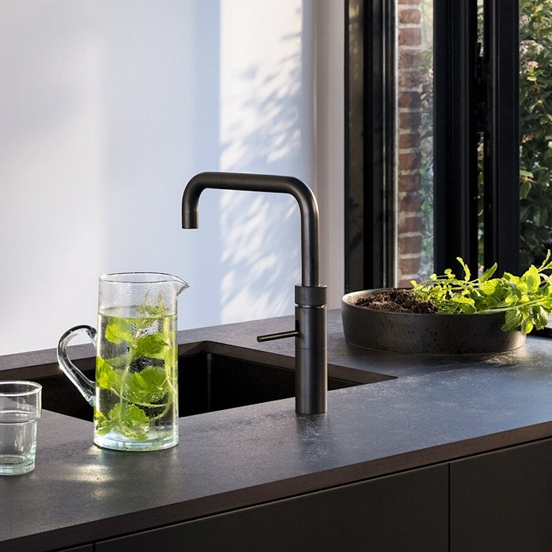 Quooker Fusion Square boiling water tap in matt black